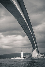 Skye Bridge Black And White