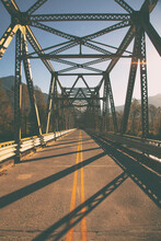 Metal Highway Bridge