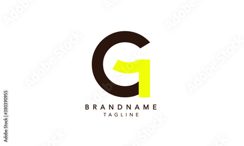 Alphabet letters Initials Monogram logo G1, 1G LETTER, G1 INITIAL, G and 1 Tableau sur Toile