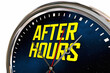 After Hours Clock Late Night Overtime Hands Ticking 3d Illustration