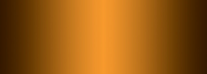 Wall Mural - Abstract orange background. Gradient. Copper color banner. Shine. Copy space.
