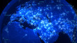 © editableclips.com - Global Communications over Asia and Europe. Arrows Fly Among Cities. Global Connections. Flight Paths. 3D Rendering. City Names: Warsaw, Moscow, Vienna, Copenhagen, Baku, Kabul, Karachi, Delhi.