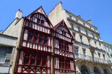 Wall Mural - Maisons à colombages à  Caen (Calvados - Normandie - France) 