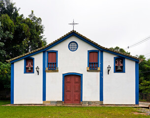 Ancient colonial church in Tiradentes, Minas Gerais, Brazil