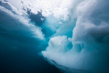 Wall Mural - Underwater Iceberg, Svalbard, Norway