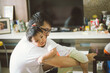 © Alita Ong/Stocksy - Dad and young son at home