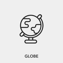Poster - globe icon vector sign symbol