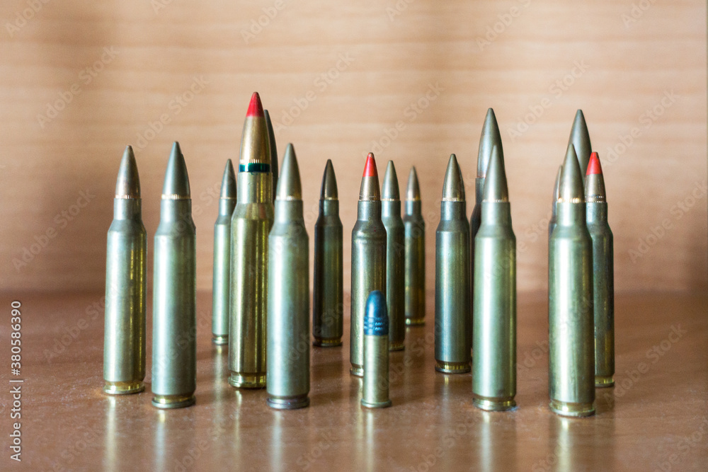Different types of bullets Stock Photo | Adobe Stock