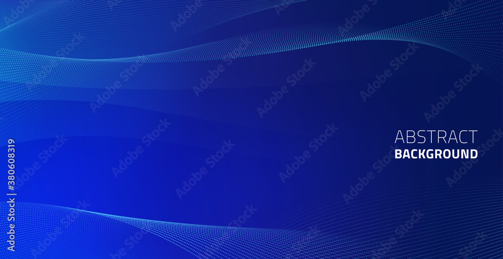 3D abstract dark blue background with dots pattern vector design ...