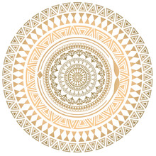 Indian Mandala Art Design Vector