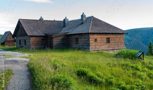 Cuadros en Lienzo Frantiskova myslivna hut in Jeseniky mountains in Czech republic