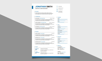 Swiss Resume Template