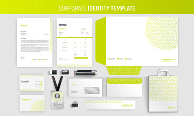 Wall Mural - Modern stationery template