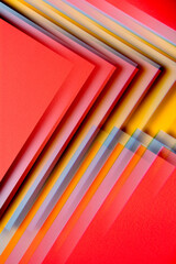 Abstract colorful geometric shapes.