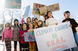 © JImena Roquero/Stocksy - Kids protesting for climate change