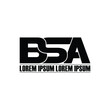 © saiful - BSA letter monogram logo design vector