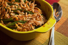 Thanksgiving: Traditional Holiday Green Bean Mushroom Side Dish