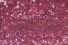 Macro Of Pink Glitter
