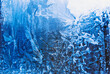 © Wizemark/Stocksy - Blue, abstract texture; frozen window glass