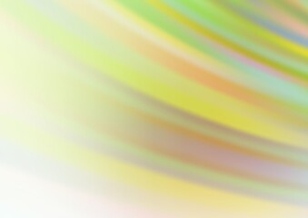 Poster - light green, yellow vector backdrop with long lines. blurred decorative design in simple style with 
