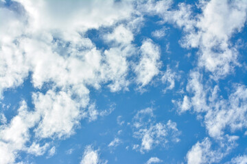 Wall Mural - beautiful sky with clouds for background
