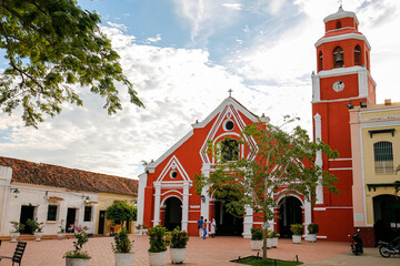 Wall Mural - Iglesia de San Francisco (Church of Saint Francisco), Santa Cruz de Mompox, Colombia, World Heritage
