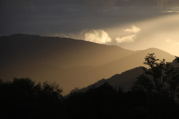 Poster - Ray of light in the countryside