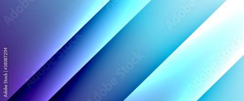 Cuadros en Lienzo Fluid gradients with dynamic diagonal lines abstract background