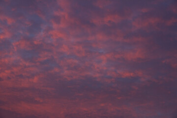 Poster - Roter Himmel