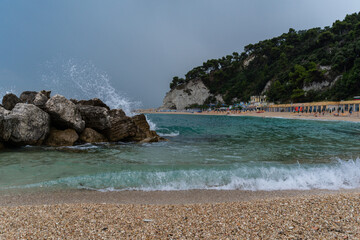 Canvas Print - Mare spiaggia Sassi adriatico 