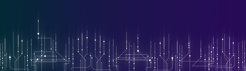 Aufkleber - abstract background technology communication concept
