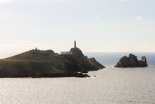 Camarinas, Spain, The Lighthouse Of Cabo Vilan In Galicia