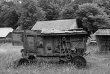 Fototapeta Nowy Jork - agricultural machinery from the peasant farm in the country