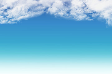 Wall Mural - blue sky with clouds