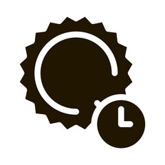 Poster - Sunburn glyph icon vector. Sunburn Sign. isolated symbol illustration