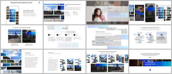 vector templates for website design, presentations, portfolio. templates for presentation slides, fl