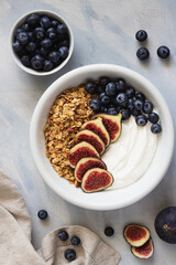 Wall Mural - Blueberry and Fig Granola Bowl