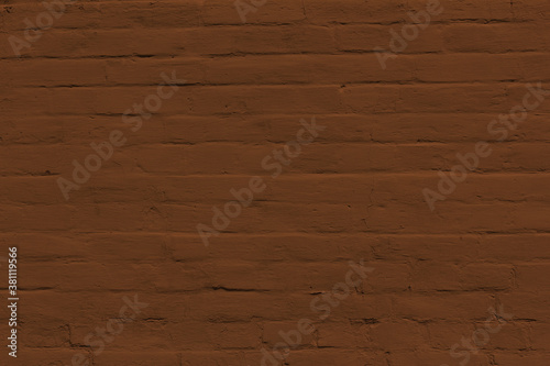 Old brown stucco brick wall.