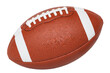 © Cherdchai - Closeup American Football isolate on white background, Full American Football ball side view