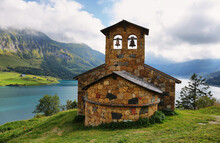 Chapel Of Roselend Near Cormet De Roselend Pass, Savoie, France