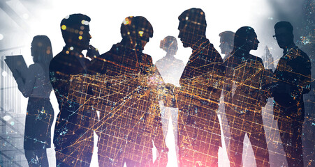 Poster - Business people and international business