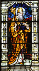 Poster - Saint Augustine stain glass