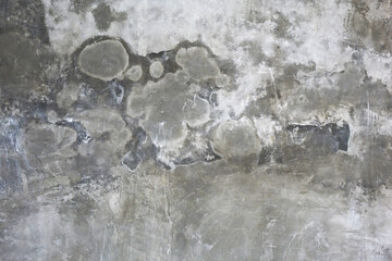 Wall Mural - Weathered Raw concrete wall (Beton brut) background, brutalist architecture / structural expressionism. Cement wall background.