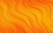 © Dmitry - Light Orange vector background with abstract lines. Colorful abstract illustration with gradient lines. A completely new marble design for your business.