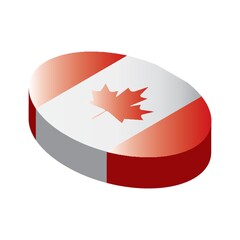 Wall Mural - Canada flag design