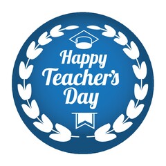 Poster - Teachers day label design