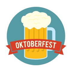 Sticker - oktoberfest label design