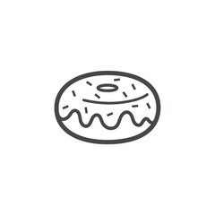 Wall Mural - donut icon