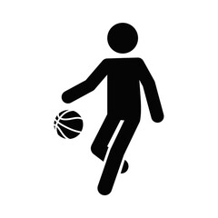 Sticker - basketball player