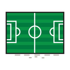 Poster - Football field dimensions.